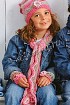 Ажурный комплект: шарф, шапочка, митенки