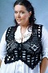 Черный жилет-болеро