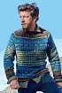 Мужской жаккардовый пуловер