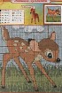 Бэмби - Схема для вышивания крестиком