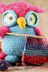 Совушка-рукодельница - игрушка крючком