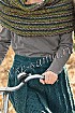 Юбка с поясом и шарф-петля