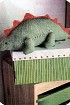 Динозаврик - вязаная игрушка