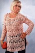 Ажурная туника крючком