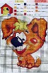 Щенок - Схема для вышивания крестиком
