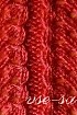 Ажурный узор - красные цветы