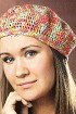 Маленький меланжевый берет
