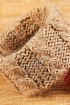 Браслет спицами с узором жгуты