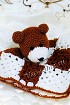 Мишка-косынка крючком