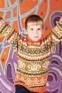 Свитер с жаккардовыми узорами