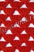 Узор - ярко-красный