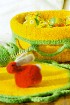 Валяная салфетка и корзинка