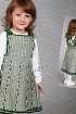 Сарафан для девочки спицами
