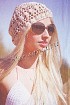 Бежевая шапочка