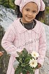 Вязаное пальто и косынка