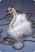 Царевна Лебедь - мягкая вязаная игрушка