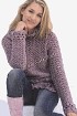 Ажурный пуловер крючком