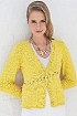 Желтый жакет с карманами