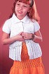 Желтое платье и жакет для девочки