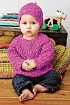 Детский свитер и шапочка