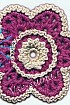 Ирландский мотив - лиловый цветок