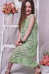 Детское зеленое платье на 7-8 лет