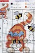 Забавная игра - Схема для вышивания крестиком