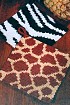 Прихватки с узорами "зебра" и "жираф"