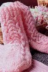 Детские носочки, связанные на двух спицах