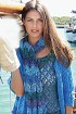 Ажурный топ и шарф