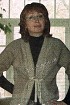 Кардиган спицами на завязках