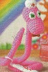 Игрушка крючком - Змейка-врач