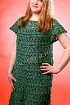 Платье крючком Изумруд