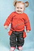 Красный жакет и варежки