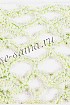 Узор - ажурная сетка и ромбики