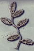 Ирландский мотив - веточка с листиком
