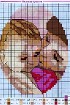Нежные чувства - Схема для вышивания крестиком