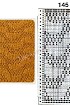 Узор 145 - Ложный ажур и перфокарта для вязальной машины Brother