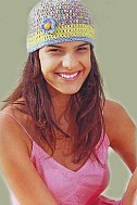Шапочка с цветком