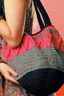 Сумка-торба крючком