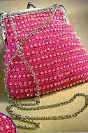 Сумка с бусинками