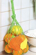 Декорирование сетки для фруктов крючком