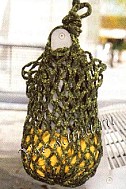Сетчатая сумка крючком