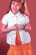 Желтое платье и жакет для девочки
