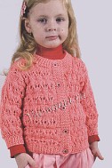 Ажурная кофточка для девочки