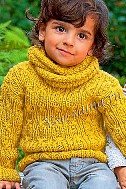 Пуловер для ребенка и хомут