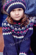 Пуловер и шапка для ребенка