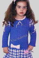 Платье с жаккардовым узором
