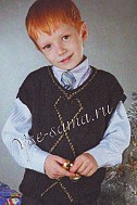 Черный жилет на мальчика