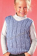 Жилет с капюшоном на 6-7 лет